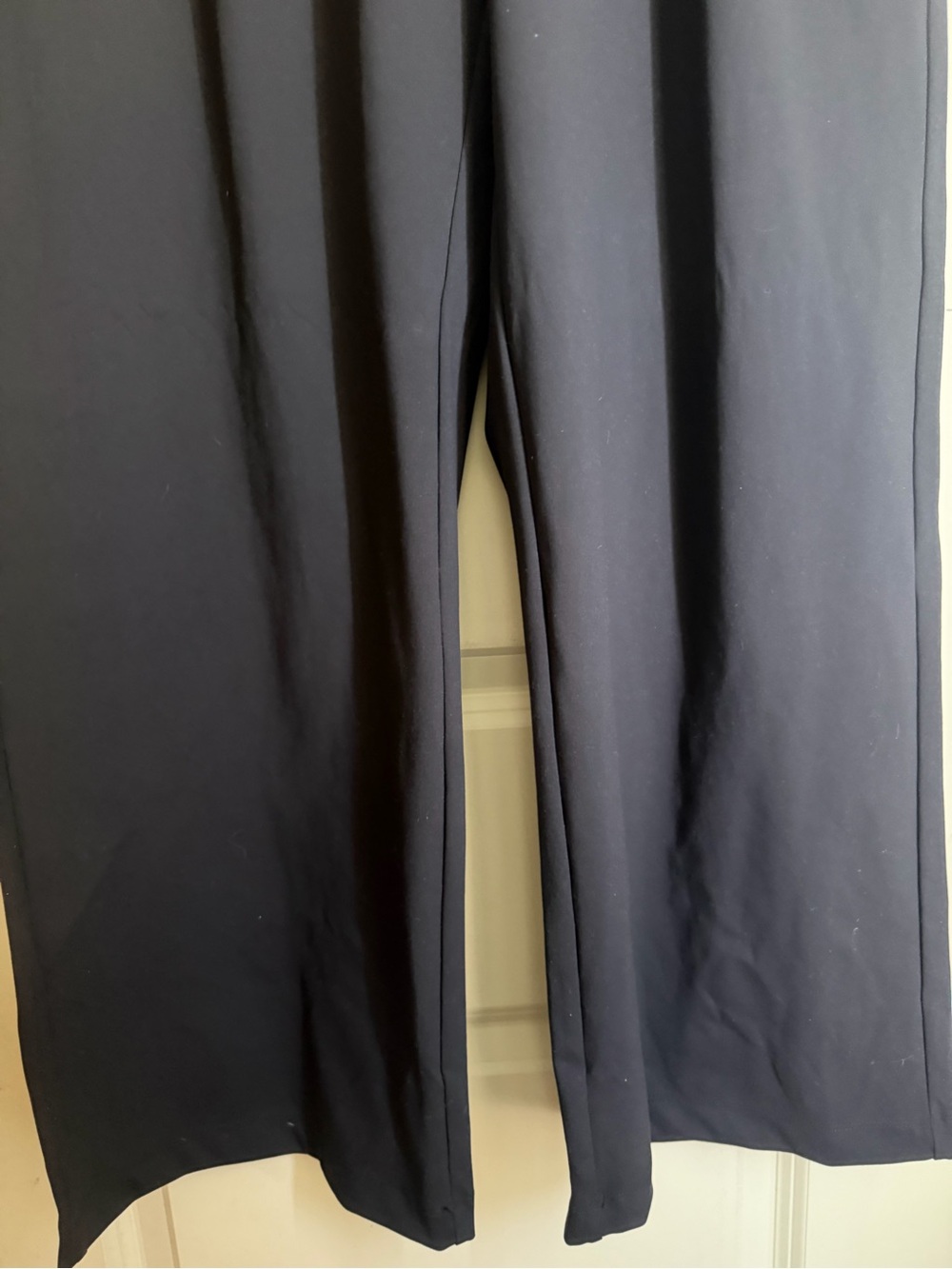HALARA flex women’s high waisted pocket straight leg crepe work pants office L - Picture 2 of 8